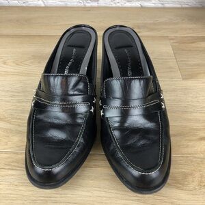 Cloud Walker Port  Mules Black Sz 8.5W 3” Heel